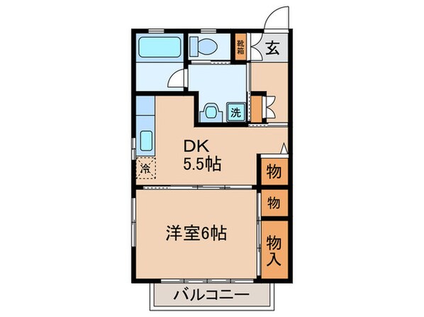 エスポワールⅤの物件間取画像